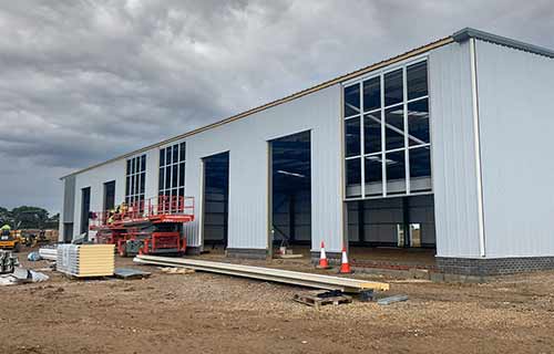 P and F Cladding - Clacton-on-Sea: Kingspan roof and walls