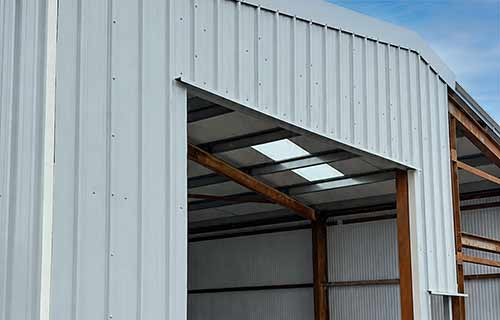 P and F Cladding - Bury St Edmunds - composite - during completion