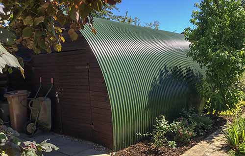 P and F Cladding - Ipswich - re-sheet nissen hut