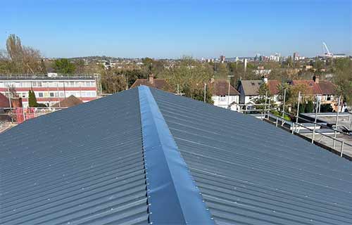 P and F Cladding - school - London - built-up systems - after