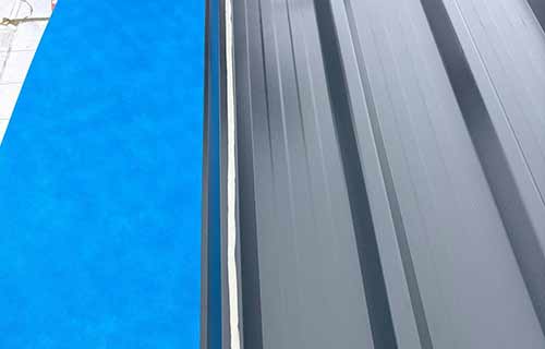 P and F Cladding - school - London - built-up systems - during